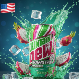 Mountain Dew Dragon Fruit Cans USA 355ml